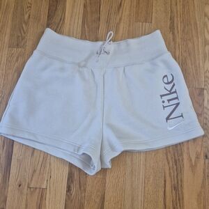 Nike Sportswear Phoenix Fleece Drawstring High-Waisted‎ Loose Shorts(M)